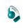 Bluetooth Tropical Teal Headphones | plp image