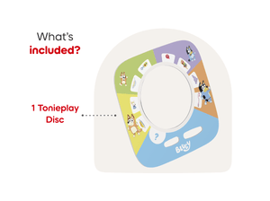 Your Playful Day with Bluey includes Tonieplay Disc