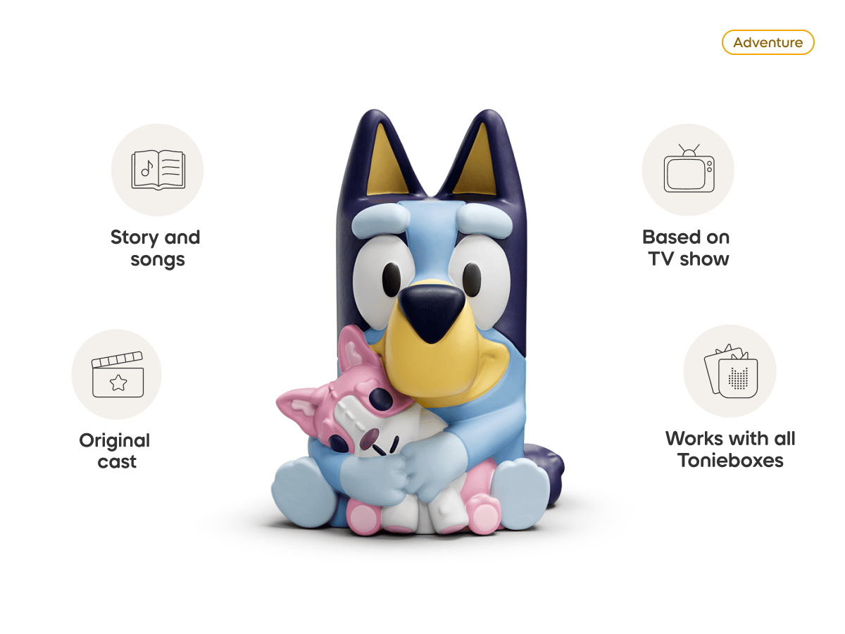 Bluey Toniebox 2 Starter Set - Sky Blue