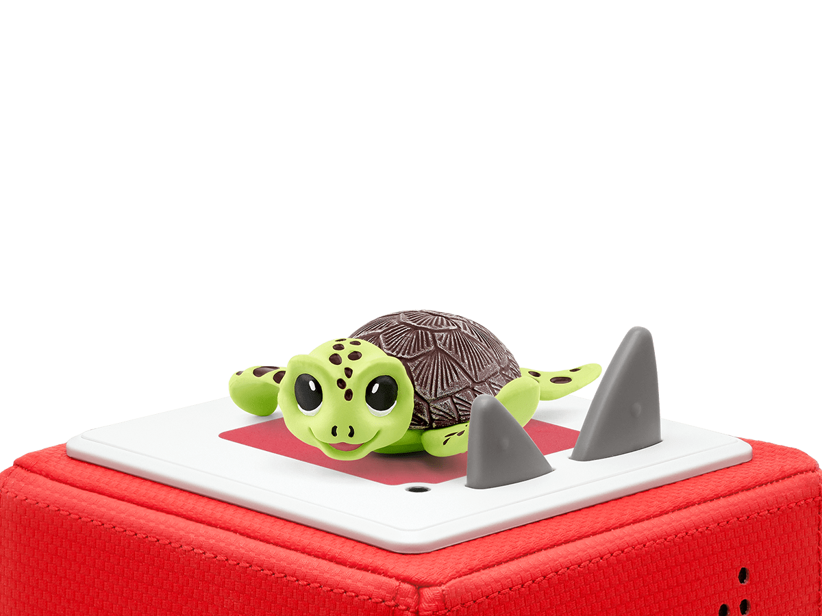 Conservation Crew: Bobby the Sea Turtle Tonie on a red Toniebox