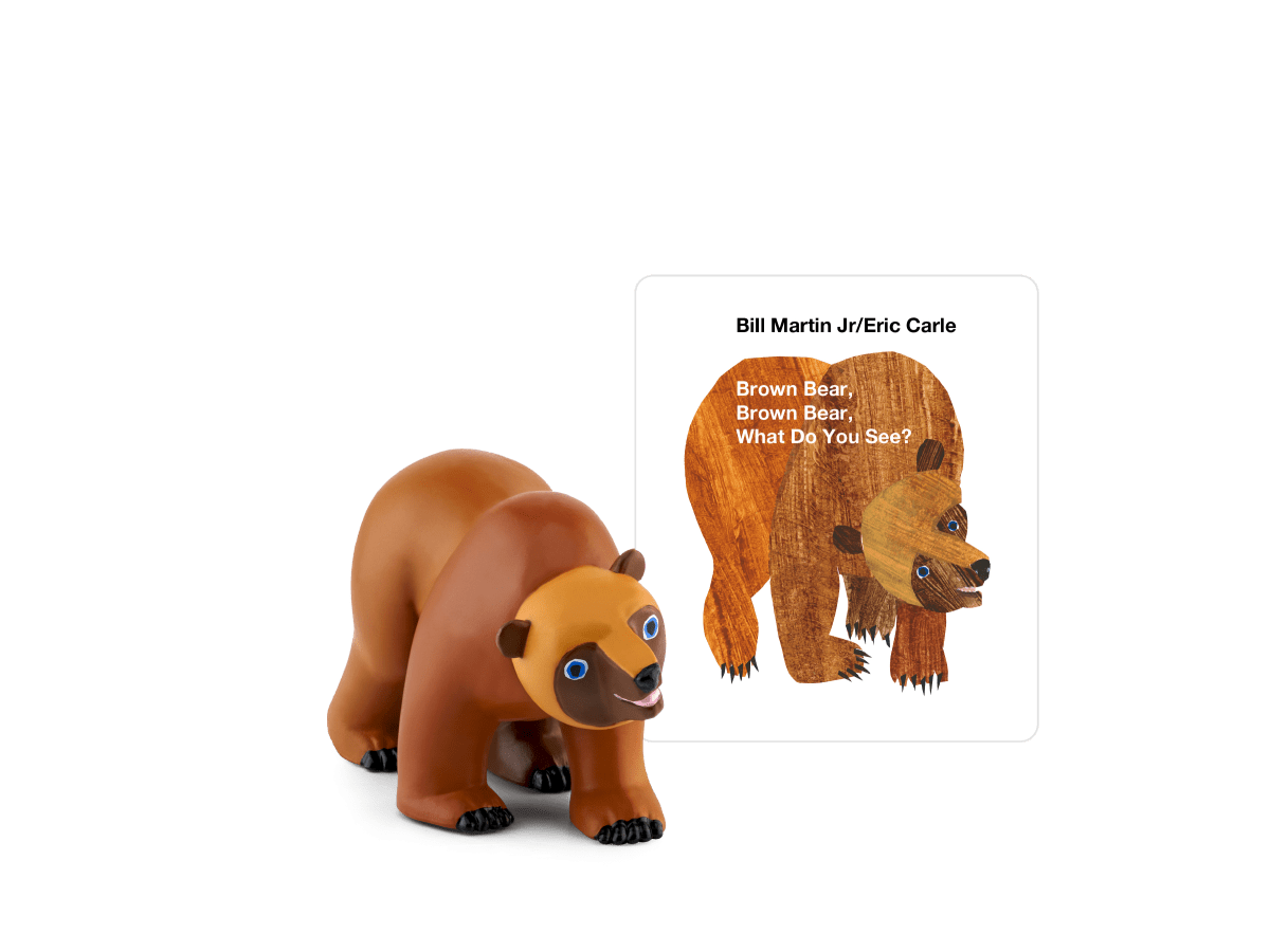 Brown Bear Tonie with branded image