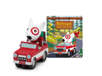 Target Bullseye audio figurine with content illustration