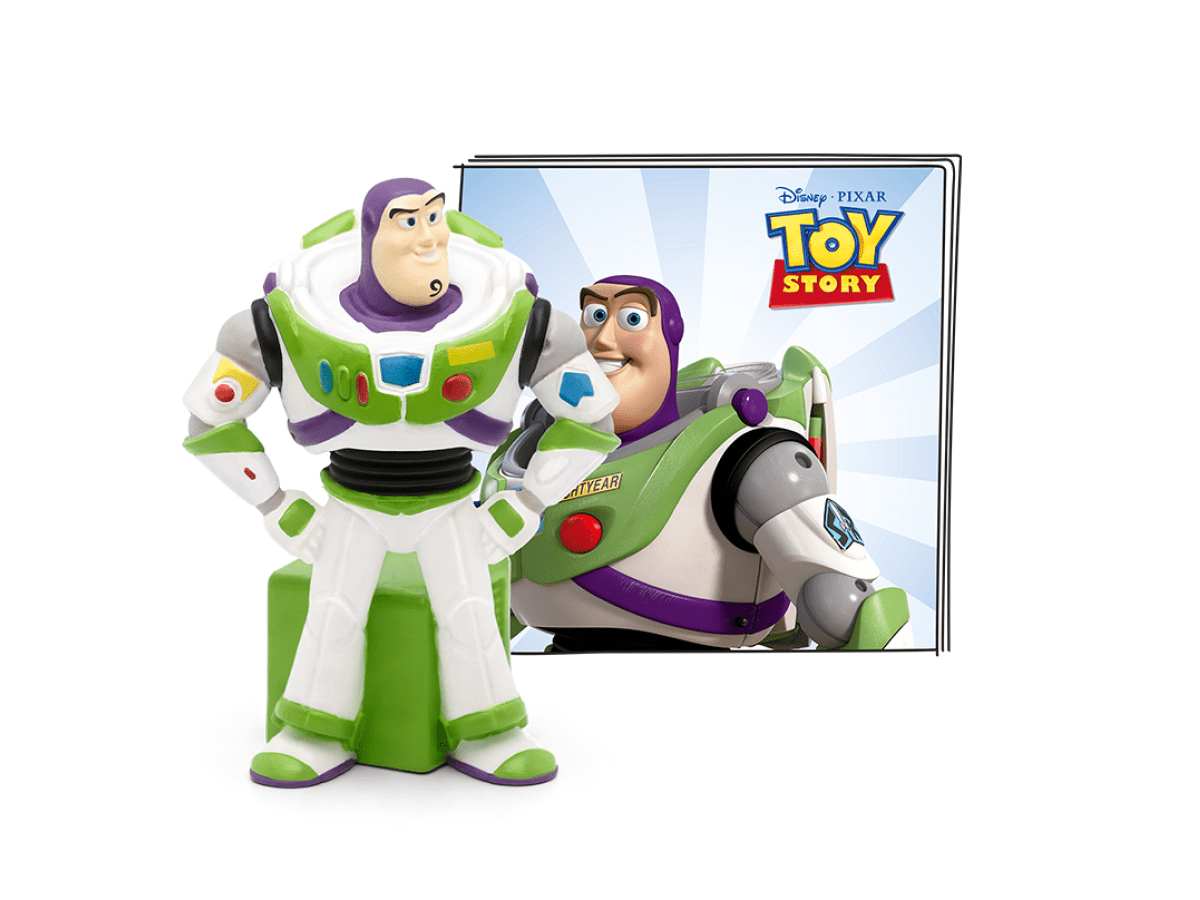 Disney & Pixar Toy Story 2: Buzz Lightyear Tonie with a branded content card