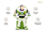 Toy Story Buzz audio figurine, inspiring audio journeys and imaginative play