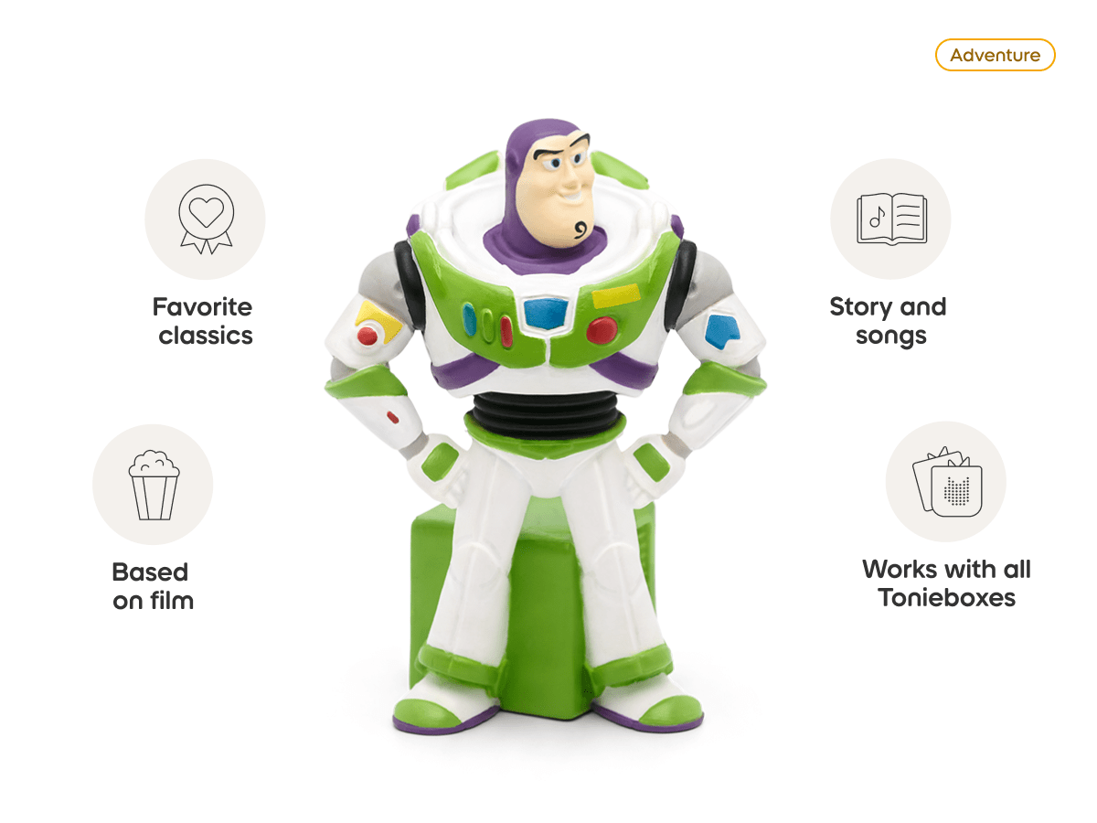 Toy Story Buzz audio figurine, inspiring audio journeys and imaginative play