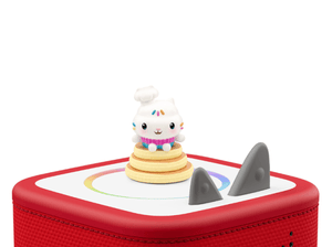 Gabby's Dollhouse- Cakey Caton a red Toniebox 2 ready to play audio stories and songs