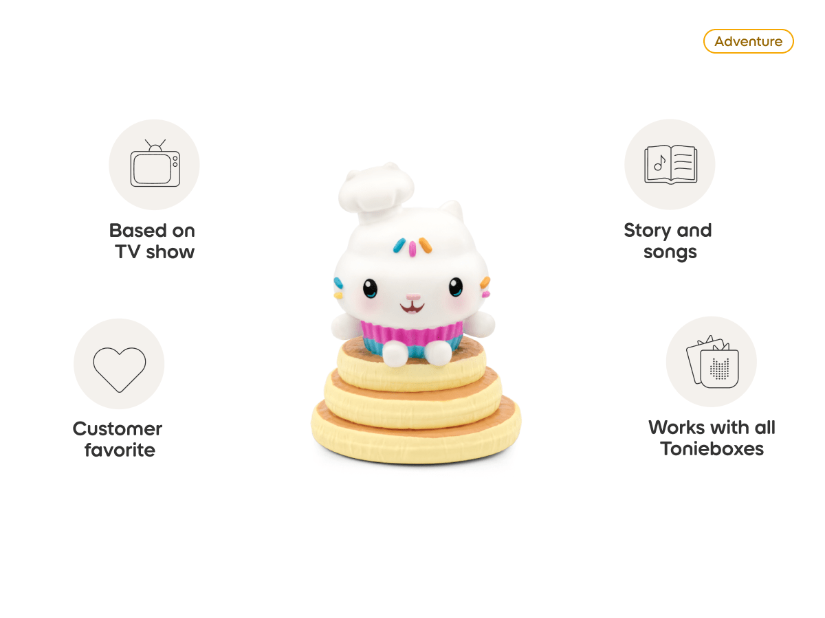 Gabby's Dollhouse: Cakey Cat Tonie | tonies®