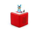 Full view of a Calm Tonie on a red Toniebox