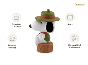 Peanuts Camp Snoopy Tonie audio figurine from the adventure category, inspiring audio journeys and imaginative play