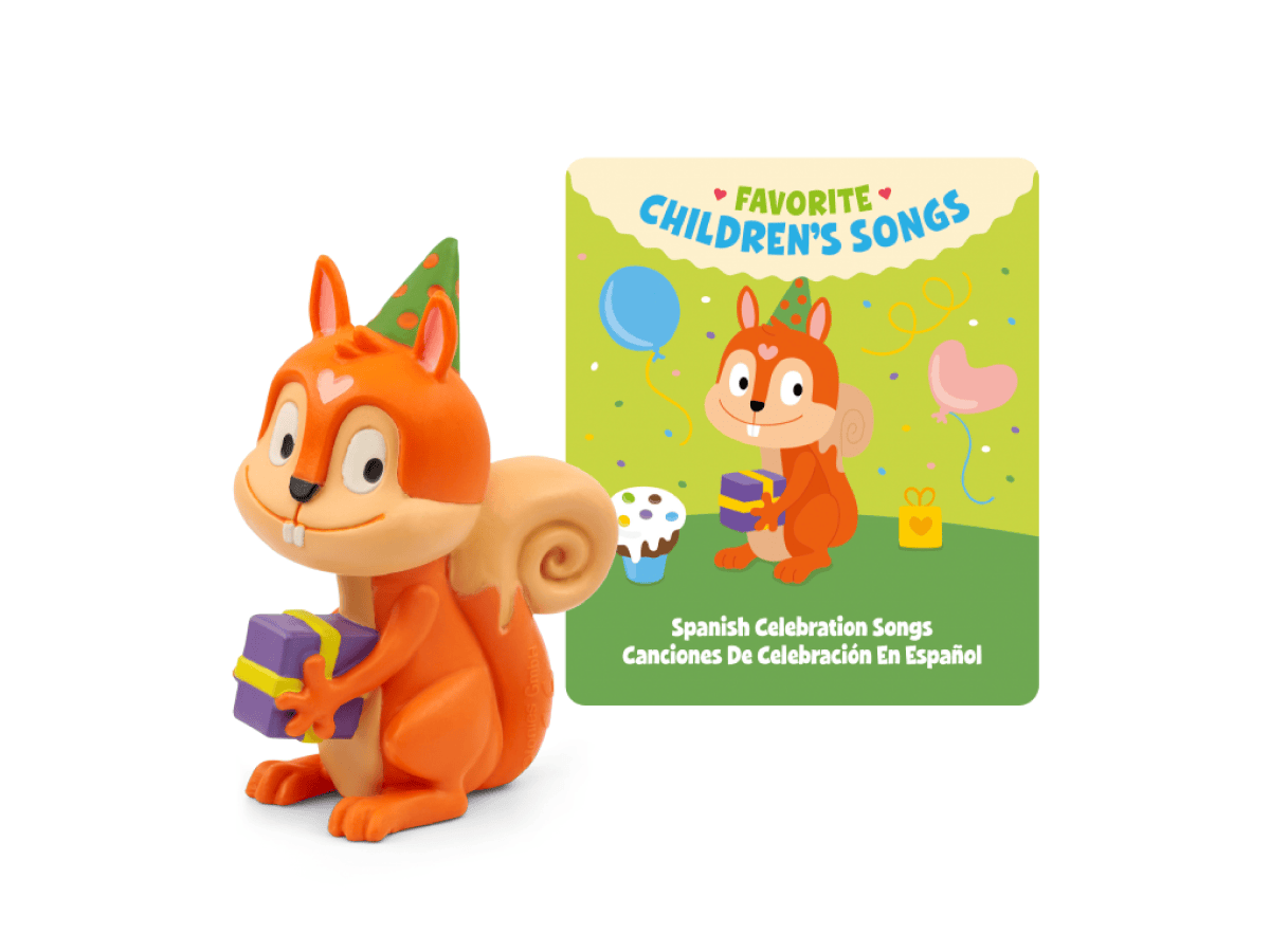 Canciones Infantiles Favoritas: Canciones De Celebración En Español Tonie audio figurine with content illustration