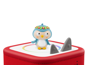 Canciones Infantiles Favoritas: Canciones De Viaje En Español Tonie on a red Toniebox 2 ready to play audio stories and songs