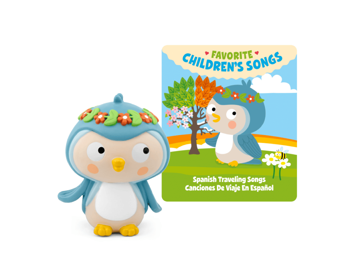 Canciones Infantiles Favoritas: Canciones De Viaje En Español Tonie audio figurine with content illustration