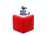 Full view of a Cap'n Dreambeard Tonie on a red Toniebox