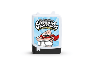 captain underpants audio figurine for the Toniebox, which plays audio content