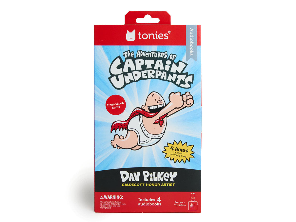 Captain Underpants Audiobook Cover