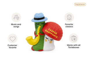 Caspar Babypants Tonie audio figurine from the sing & dance category, inspiring audio journeys and imaginative play