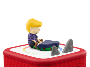 Peanuts- A Charlie Brown Christmas (Vince Guaraldi Trio) Tonie on a red Toniebox 2 ready to play audio stories and songs