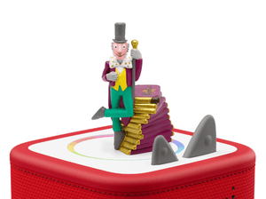 Roald Dahl: Charlie and the Chocolate Factory Tonie on a Red Toniebox