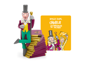 Roald Dahl: Charlie and the Chocolate Factory Tonie with a branded content card