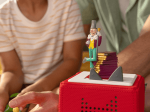 Child Playing With Roald Dahl: Charlie And The Chocolate Factory Tonie