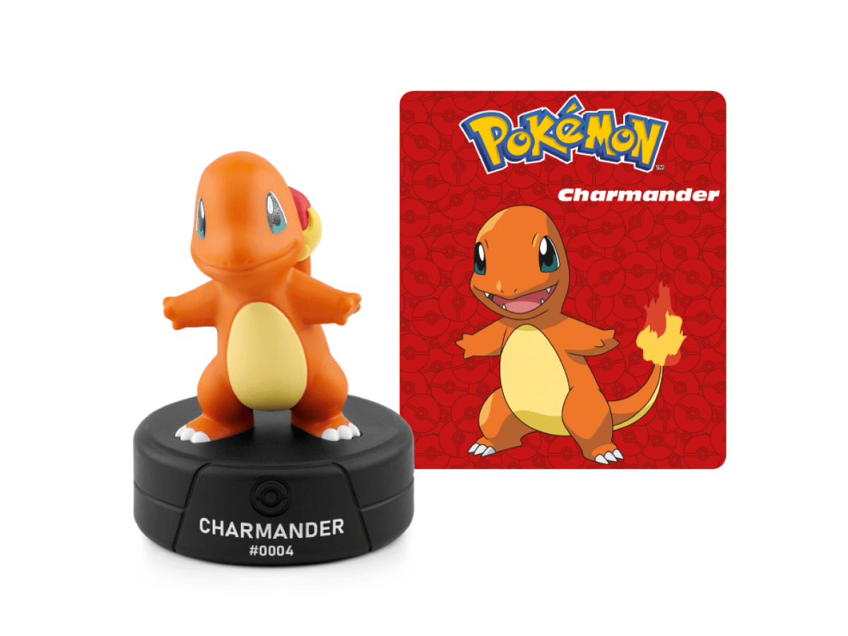 Pokémon Charmander Tonie audio figurine with content illustration