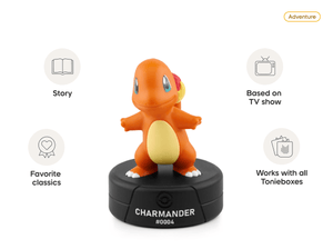 Pokémon Charmander Tonie audio figurine from the adventure category, inspiring audio journeys and imaginative play