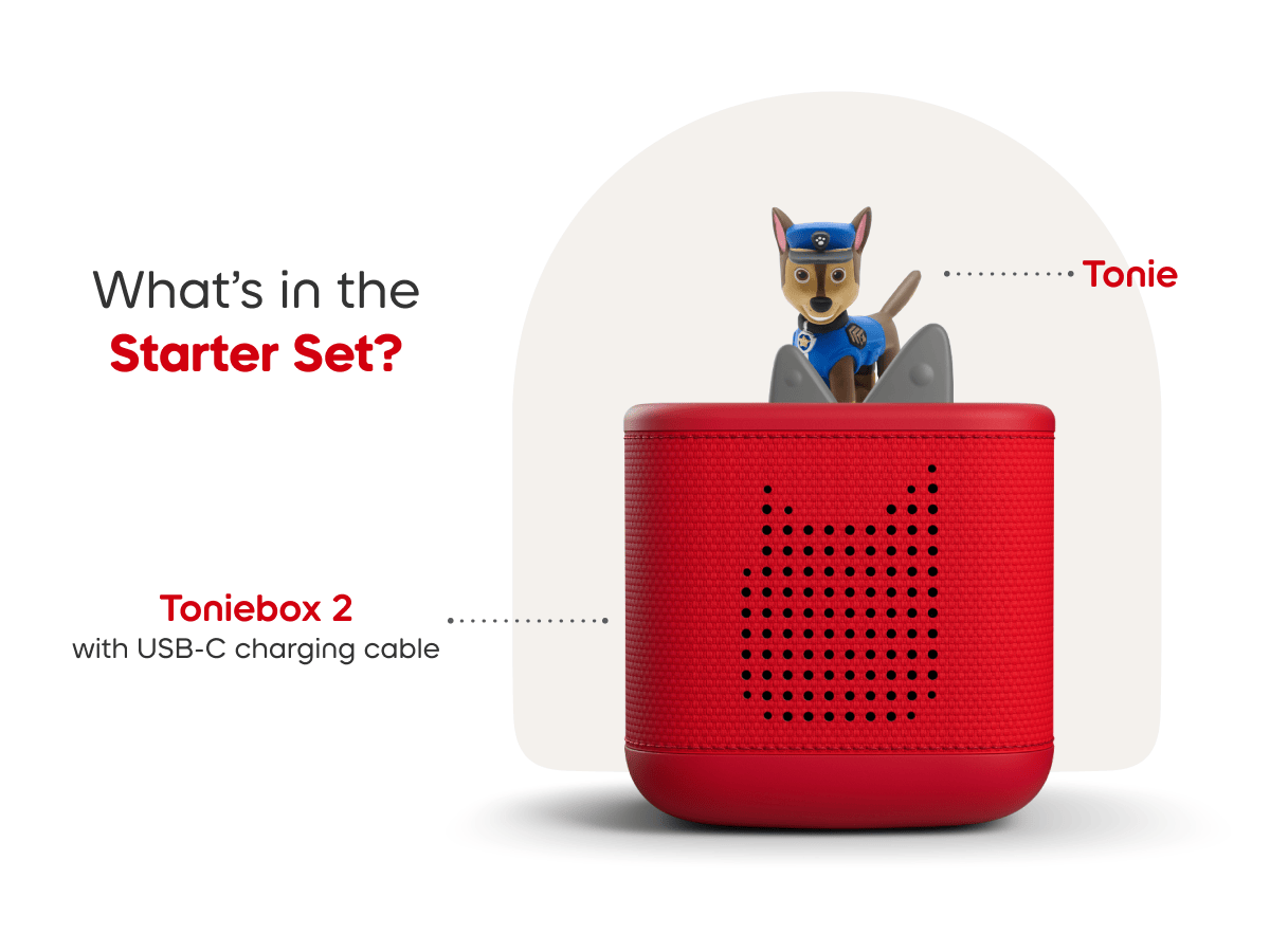 Sunset Red Toniebox 2 PAW Patrol Starter Set | tonies® US
