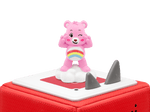 Care Bears: Cheer Bear Tonie on a red Toniebox