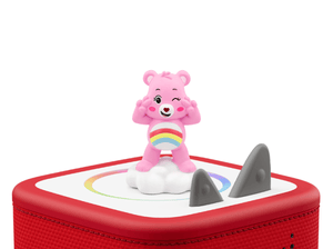 Care Bears: Cheer Bear Tonie on a Red Toniebox
