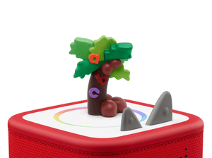 Chicka Chicka Boom Boom Tonie on a Red Toniebox