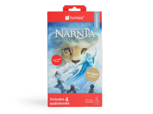 Front View of The Chronicles of Narnia Audiobook Tonies - 4 Pack Packaging
