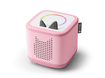 Top view of cloud pink Toniebox 2 an audio player for kids, used with Tonie audio figurines and Tonieplay games