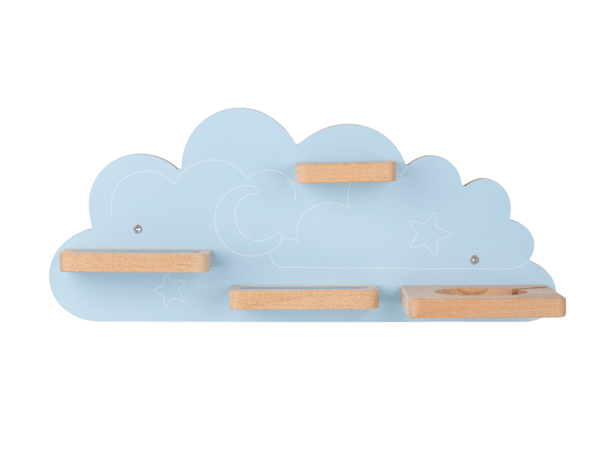Small Display Shelf - Cloud empty