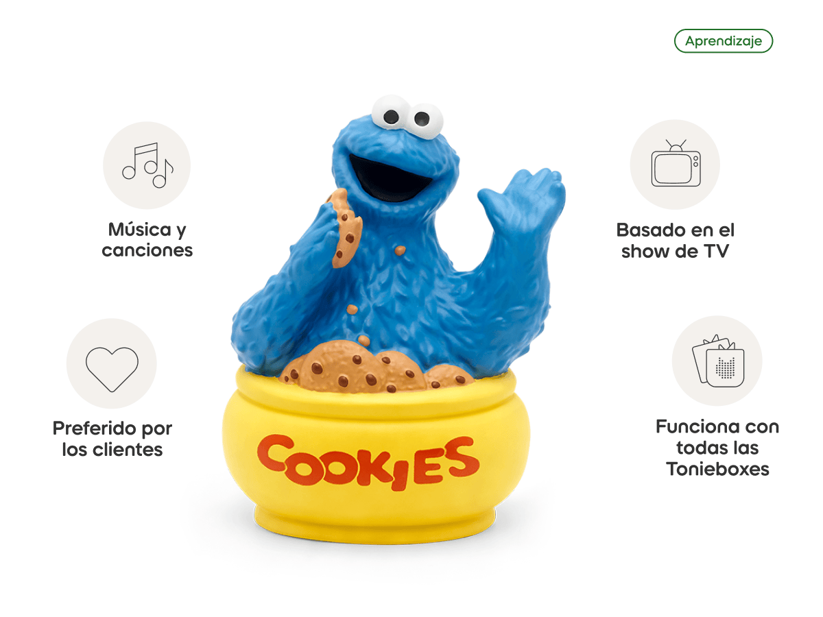 Sesame Street - Cookie Monster (Spanish) Tonie and product features