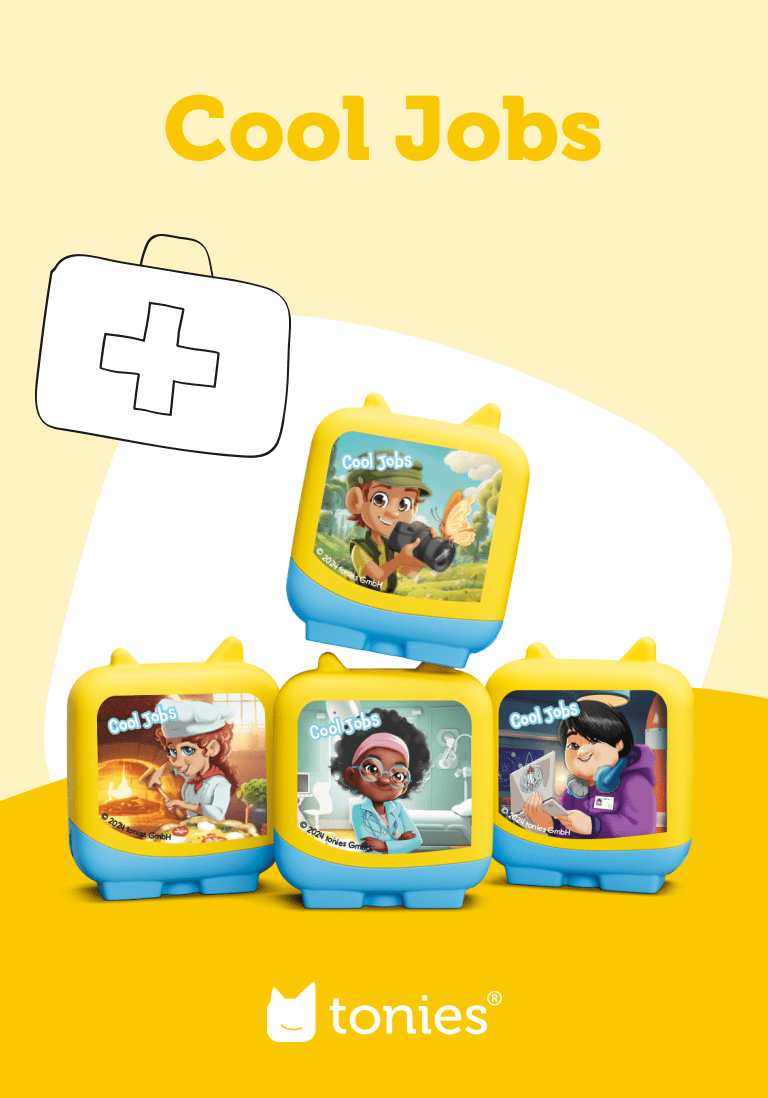 Cool Jobs Clever Tonies - 4 Pack | Illustration
