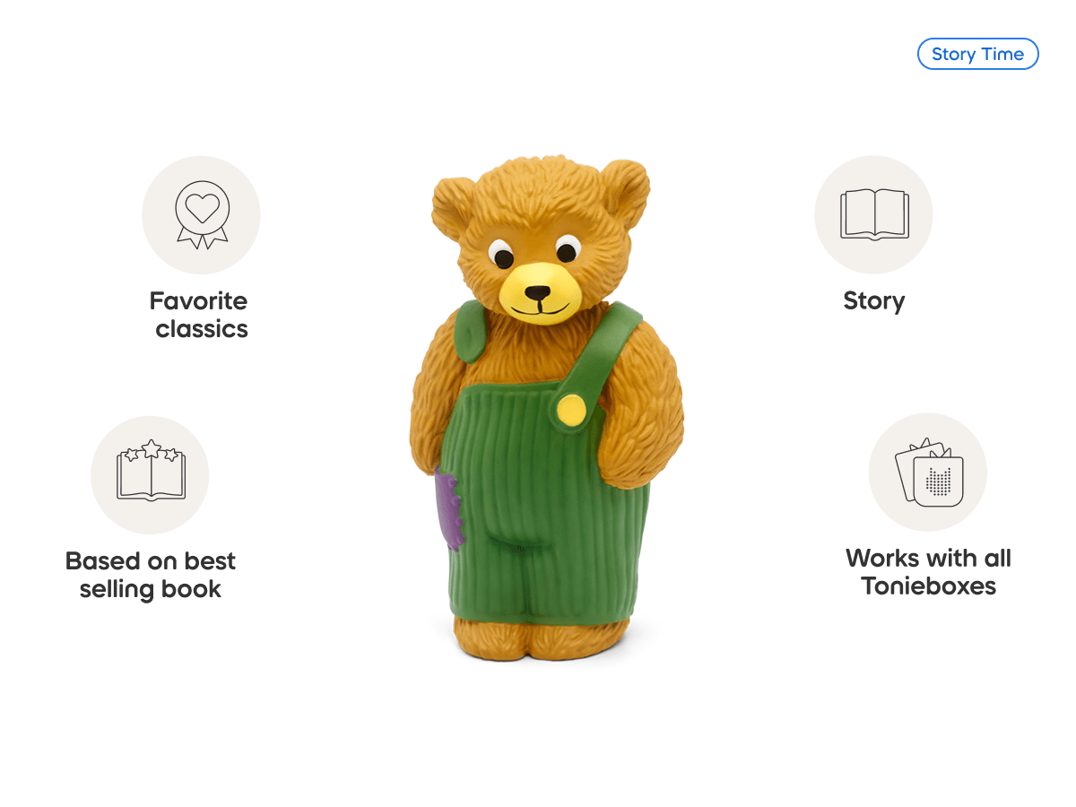 Corduroy audio figurine, inspiring audio journeys and imaginative play