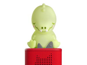 Sleepy Friends- Sleepy Crocodile Night Light Tonie on a red Toniebox 2 ready to play audio stories and songs