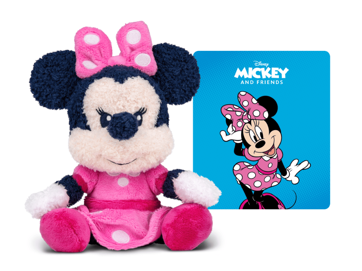 minnie mouse cuddle Tonie audio figurine with content illustration