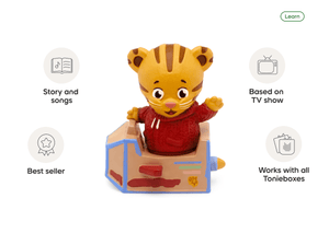 Daniel Tiger's Neighborhood audio figurine, inspiring audio journeys and imaginative play
