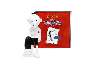 Diary of a Wimpy Kid Tonie with a branded content card