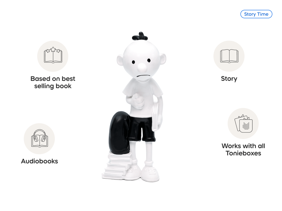 Diary of a Wimpy Kid Tonie audio figurine, inspiring audio journeys and imaginative play