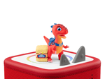 Dino Ranch Tonie on a Red Toniebox