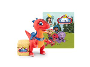 Dino Ranch Tonie with a branded content card