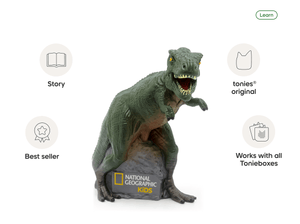National Geographic Kids Dinosaur audio figurine, inspiring audio journeys and imaginative play