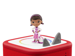 Disney Doc McStuffins Tonie on a Red Toniebox