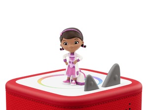 Disney Doc McStuffins Tonie on a Red Toniebox