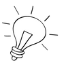 light bulb doodle