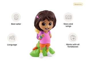 Dora Tonie audio figurine from the story time category, inspiring audio journeys and imaginative play