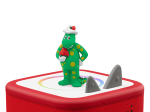 The Wiggles- Dorothy The Dinosaur Tonie on a red Toniebox 2 ready to play audio stories and songs