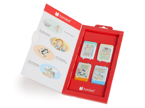 Inside view of Dory Fantasmagory Audiobook Tonies - 4 Pack Packaging